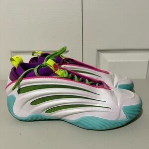 Adidas Jalen Williams x Harden Vol. 9 White Lucid Lime Pink, Men’s Size 8